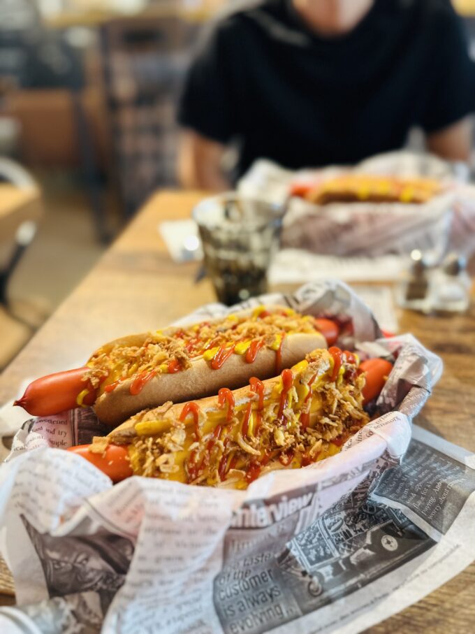 Hot dog à la new yorkaise