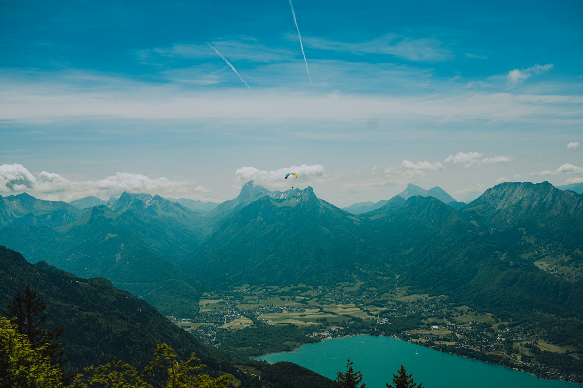 Quoi faire autour d'Annecy : Parachute et parapente