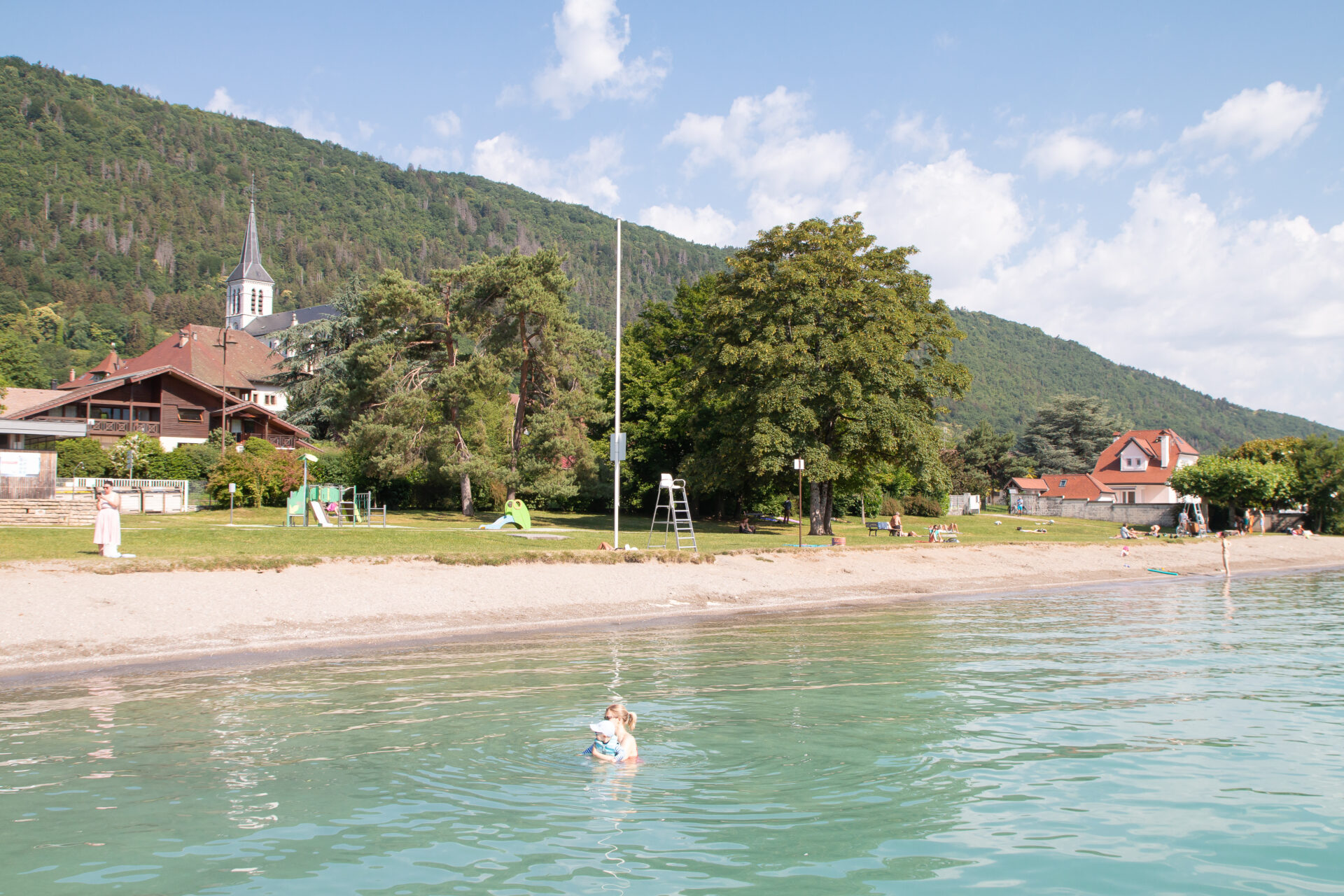 Meilleure plage à Annecy - Sévrier