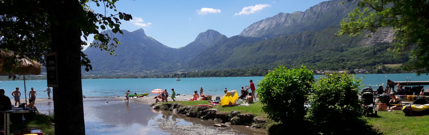 Meilleure plage d'Annecy - Angon