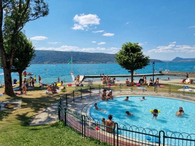 Meilleure plage à Annecy - Plage de la Brune Veyrier-du-lac